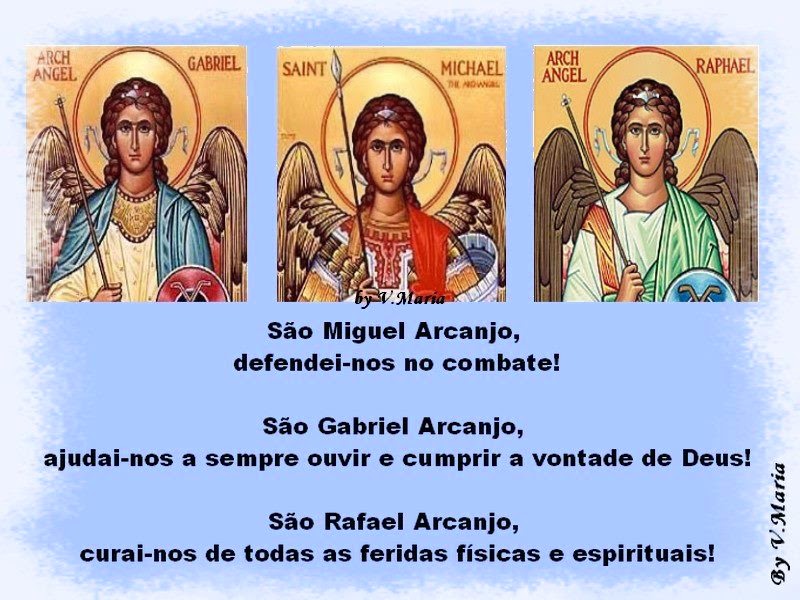 Divina Misericórdia OS ARCANJOS EM NOSSAS