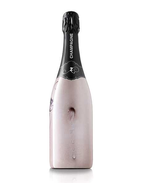 belly button champagne bottle