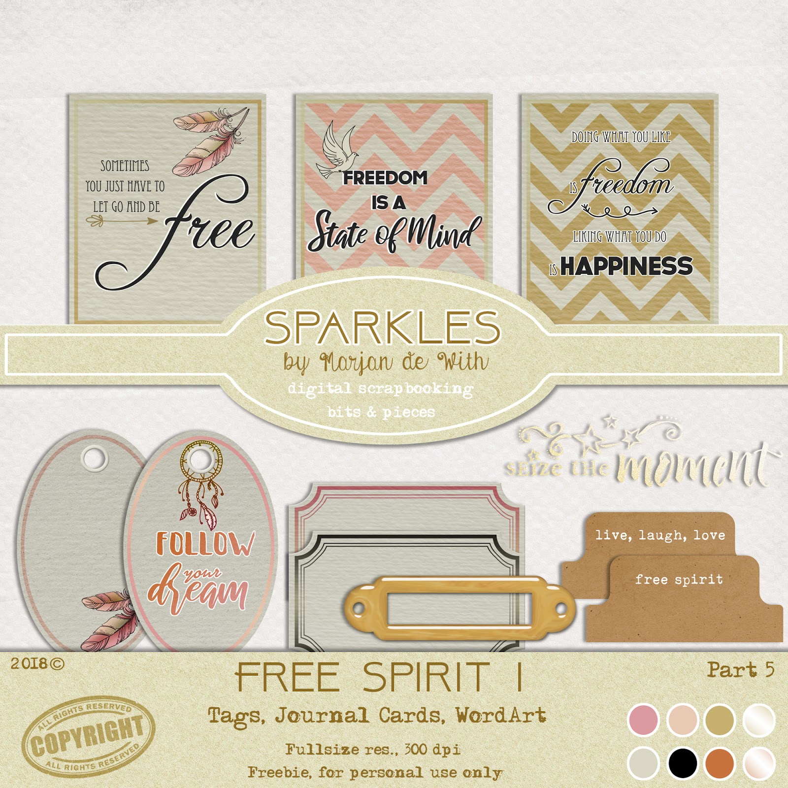 Sparkles by Marjan de With Free Spirit I