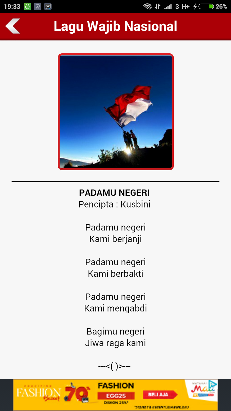 CORETAN RADHINAL Menghafal Lirik Lagu Wajib Nasional