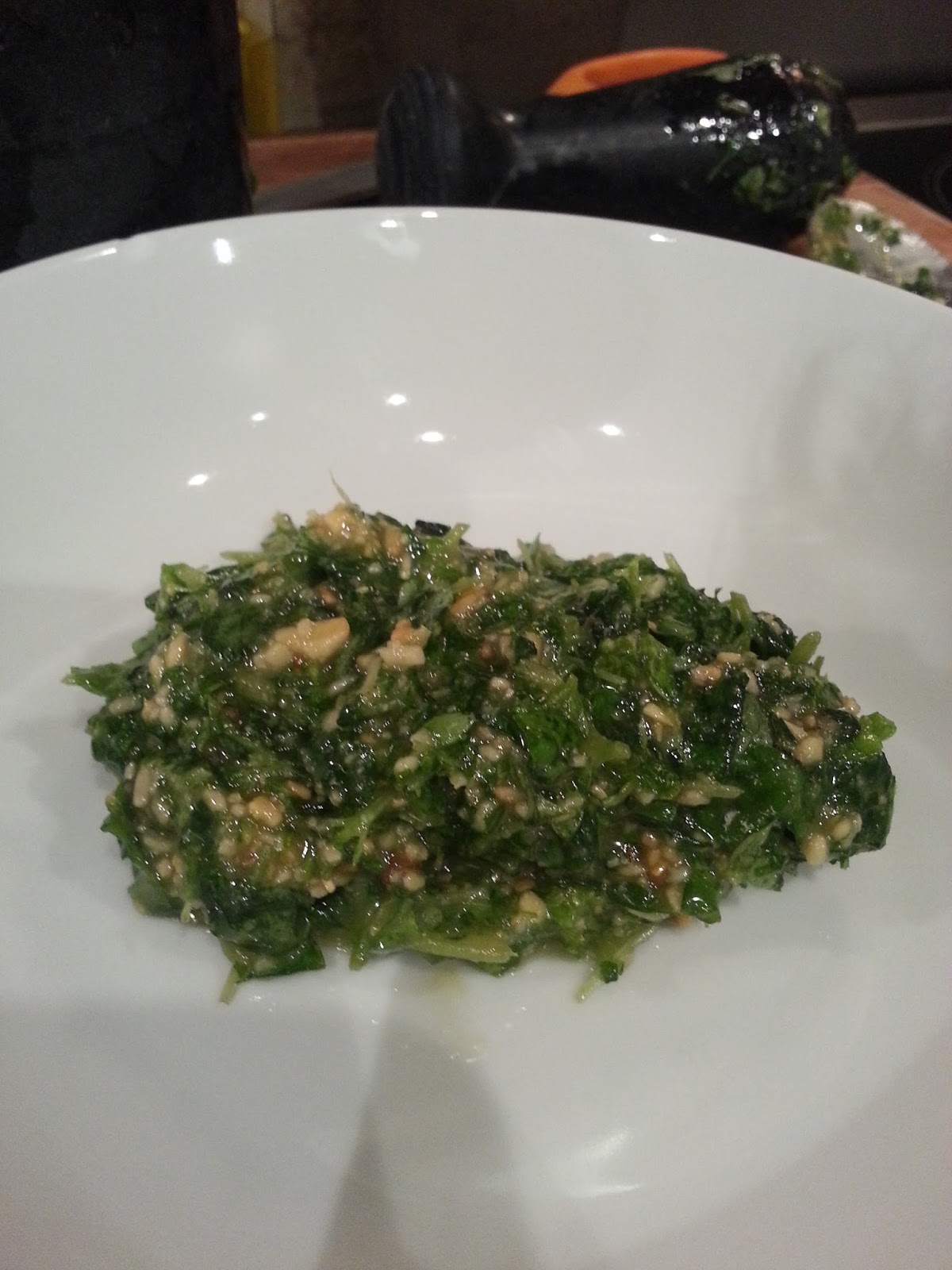 Jamies Recipe Chicken Chorizo Pasta w Homemade Pesto