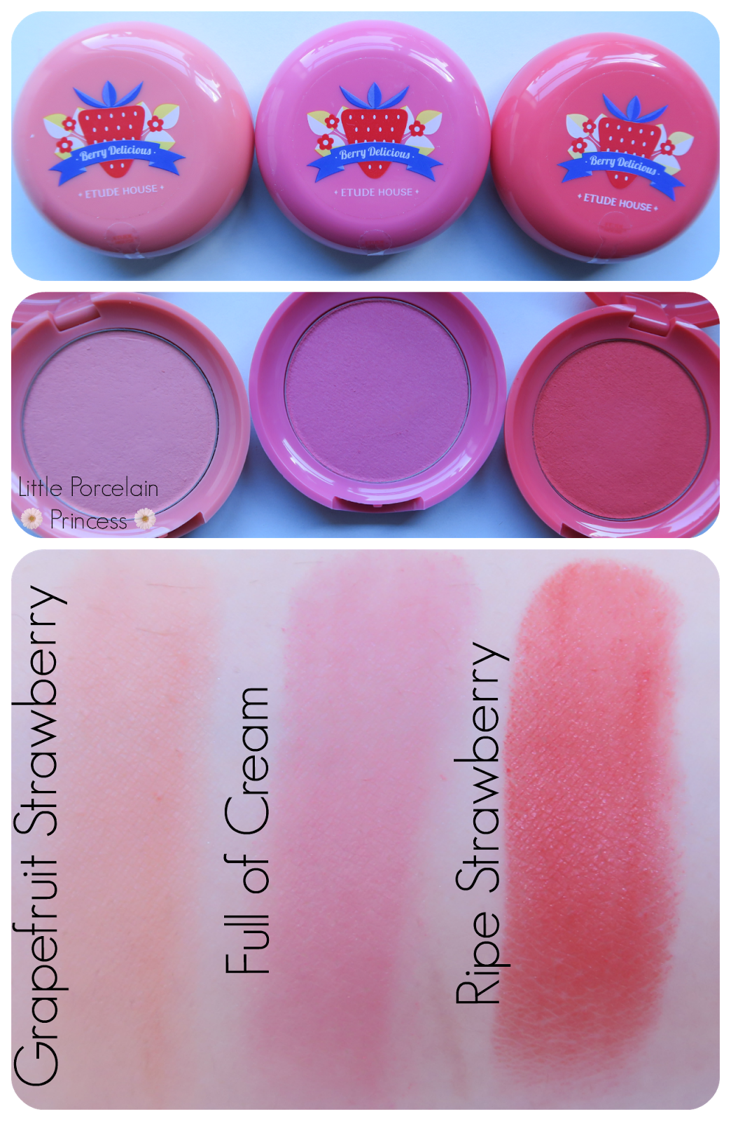 Little Porcelain Princess Review Etude House Berry Delicious Cream Blush