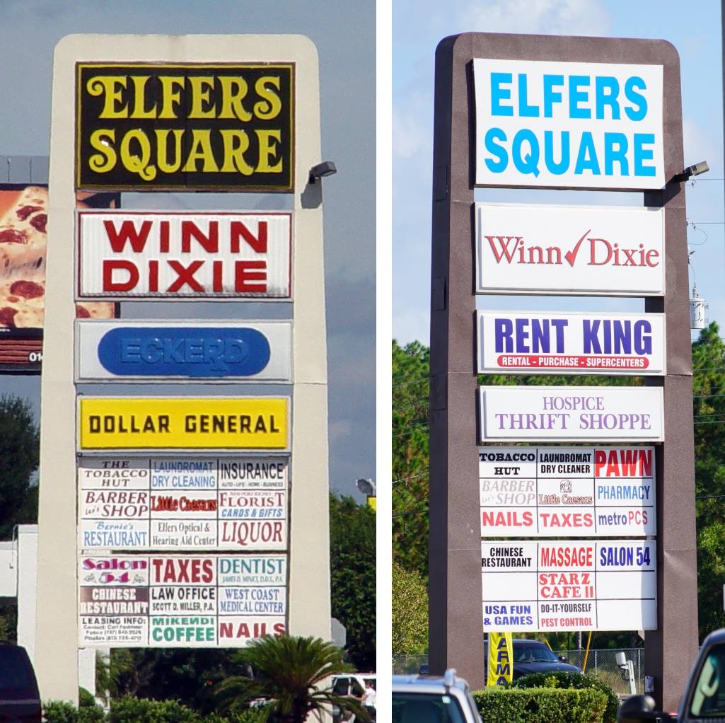 My Florida Retail Blog WinnDixie 655, Elfers Square, New Port Richey