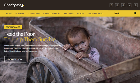 Charity Mag BloggerTemplate