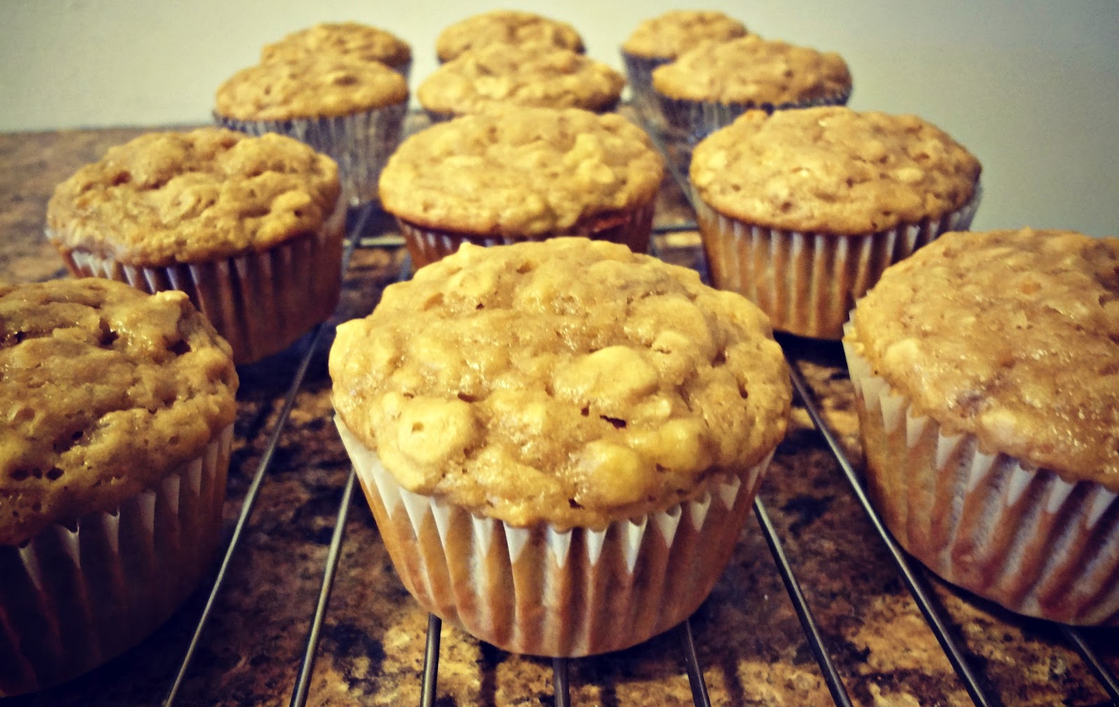 The Cooking Actress: Peanut Butter Banana Oat Muffins
