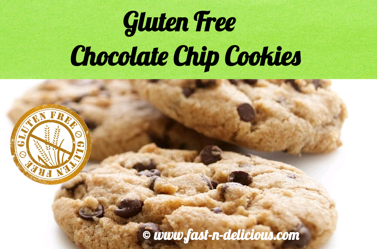 FastnDelicious Gluten Free Chocolate Chip Cookies