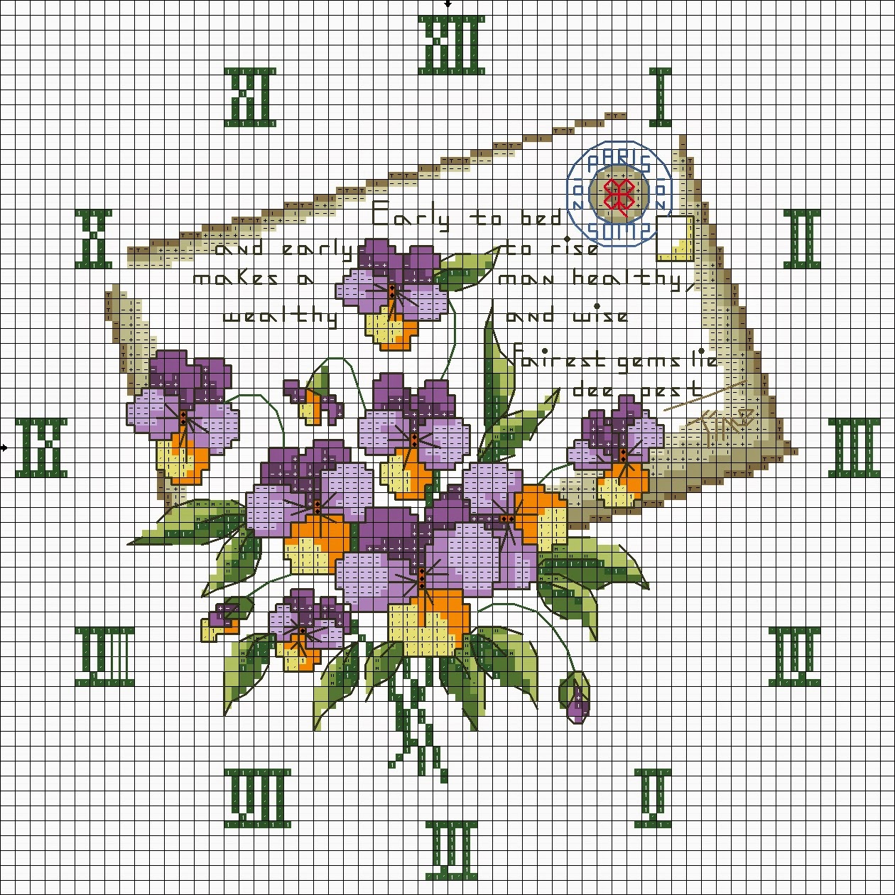 Схемы вышивки в xsd. Вышивка крестом часы. Вышивка часы цветы. Вышивка крестом часы схемы. Мини вышивка часы.