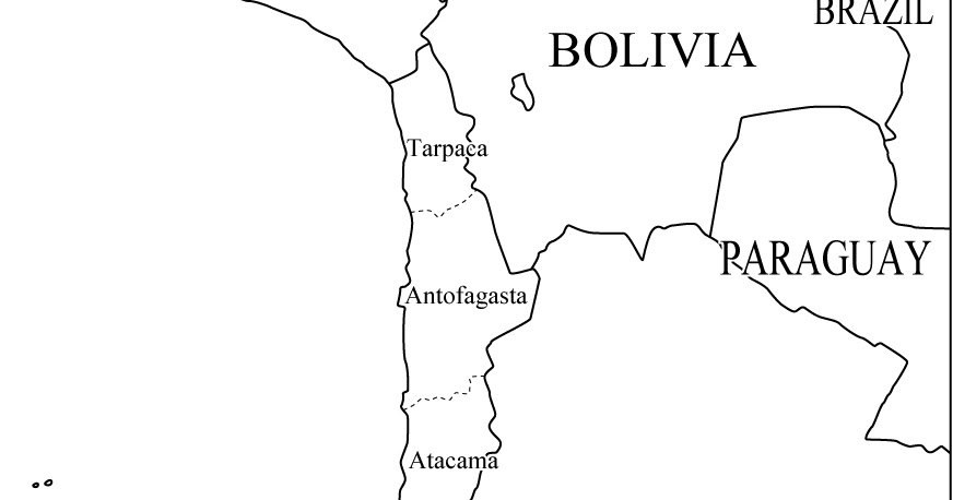 Mapa De Chile Y Sus Regiones Actualizado Para Colorear