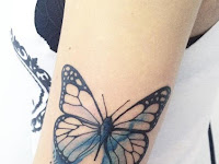 Butterfly Tattoo On Back Of Arm