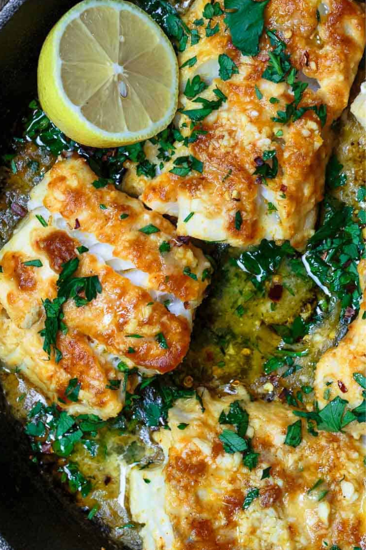 Mediterranean Baked Cod Recipe With Lemon and Garlic flavordash