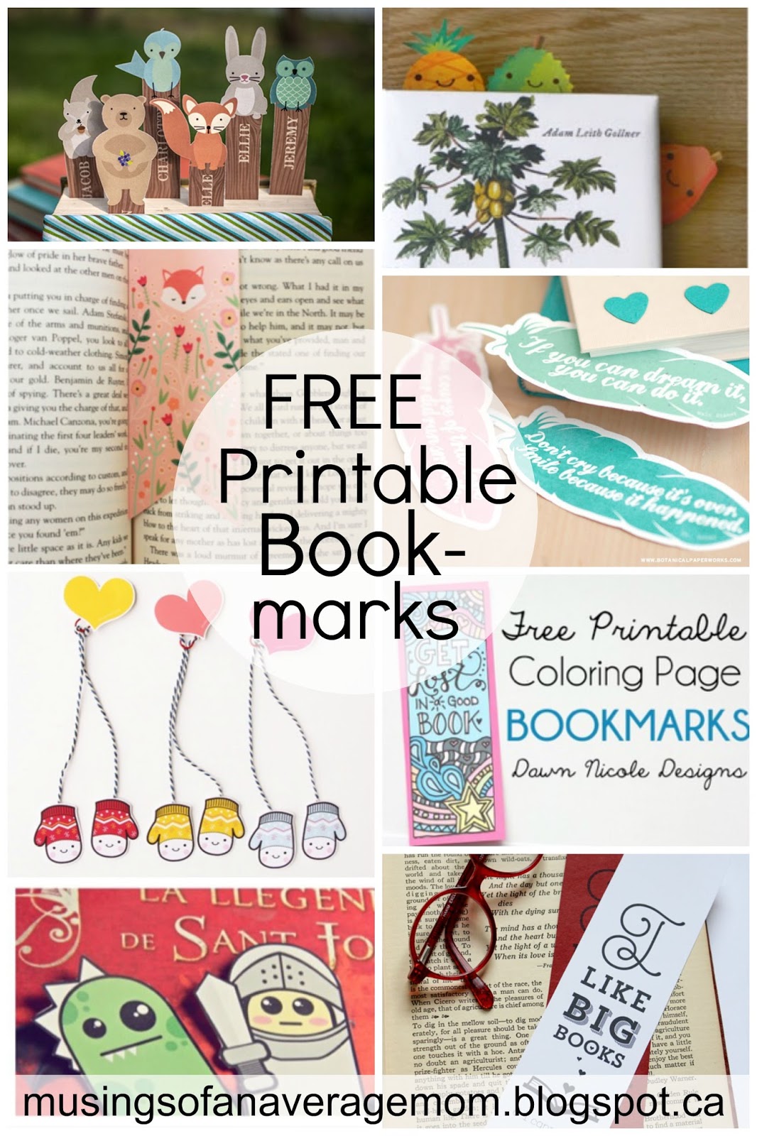Free Cute Printable Bookmarks For Adults Free Printable Free  Free Cute Printable Bookmarks For Adults Free Printable Free