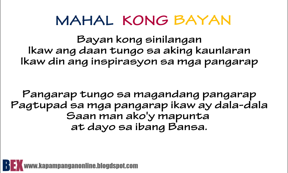 Kapampangan Online: Tagalog Poem 1