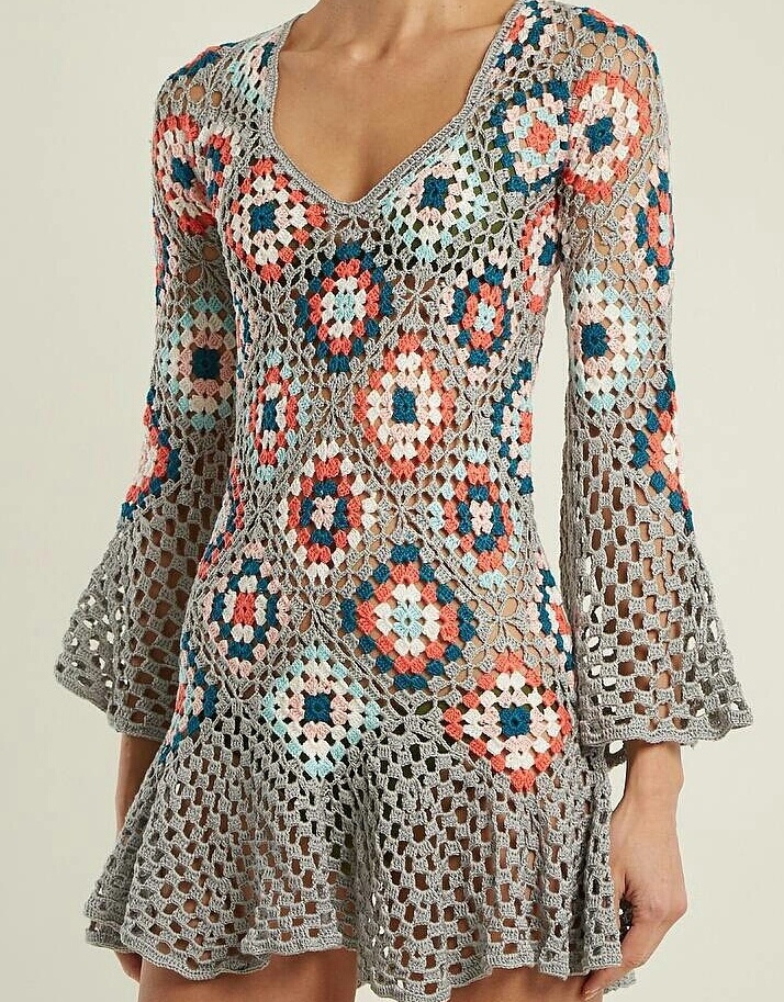 Ergahandmade Crochet Dress + Diagram