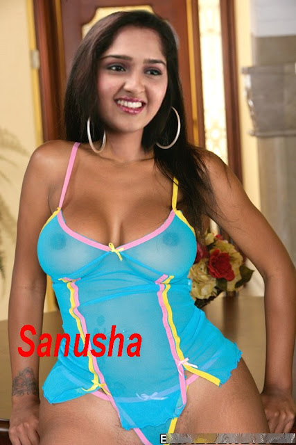 Sanusha Wearing Transparent Night Dress Nipple See Through Naked Thigh Pic  | Bollywood X.org