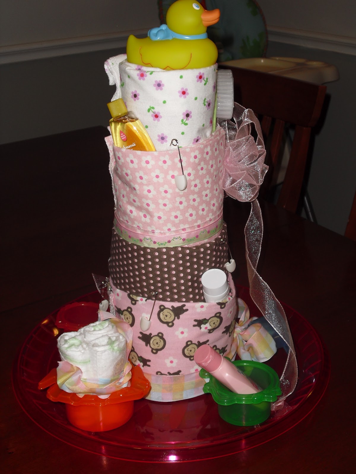 Dawn's Dreams How To Make A Baby Blanket Receiving Blanket Cake