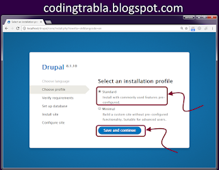 Install Drupal 8.1.10 opensource PHP CMS on Windows 7 XAMPP tutorial 12