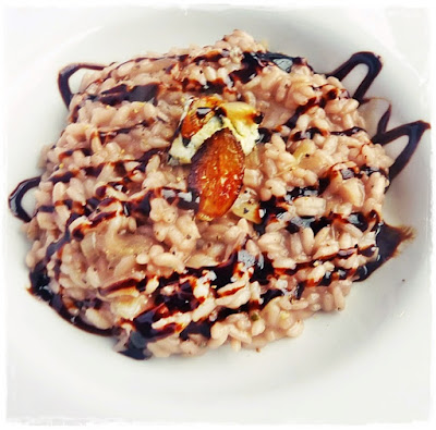 shallot and blue cheese risotto