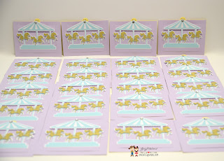 birthday party carousel invites