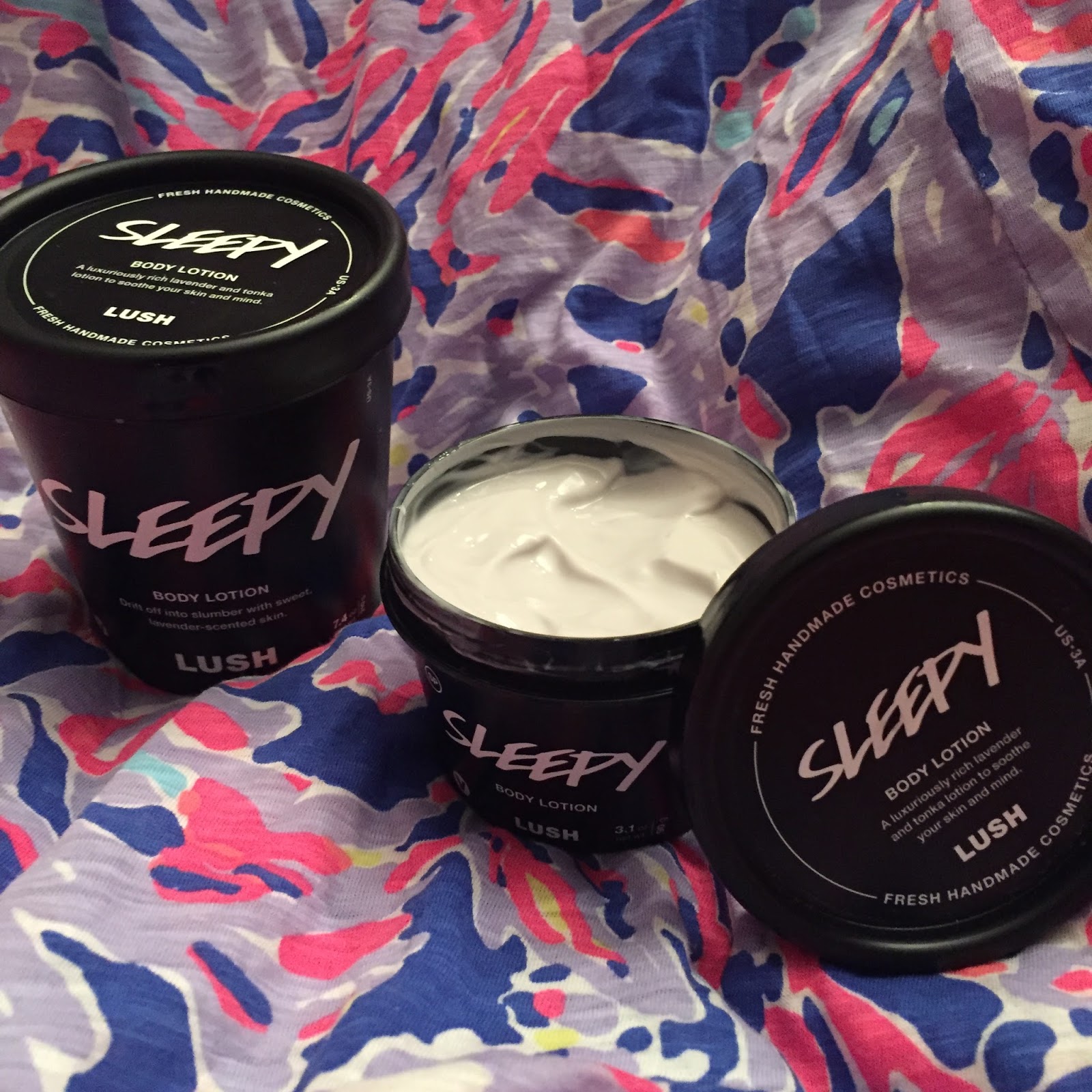 Lush Cosmetics Sleepy Lotion Diane Mary's Take on Beauty