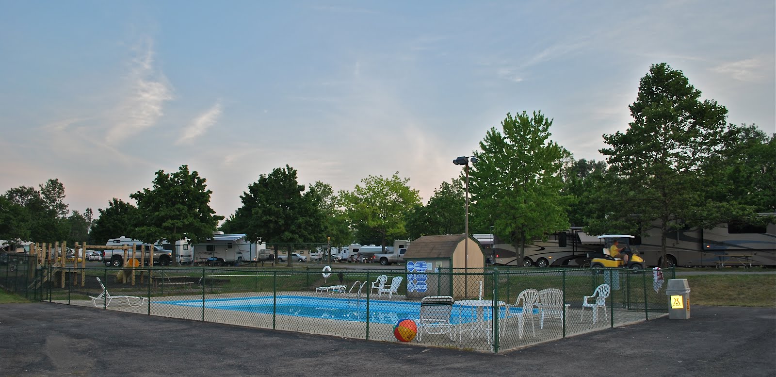 BLUE SKY AHEAD Niagara Falls KOA, Grand Island, New York