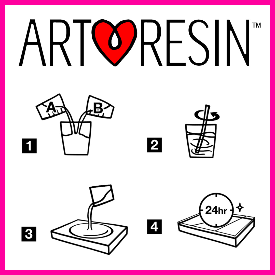 I use and recommend Art Resin!