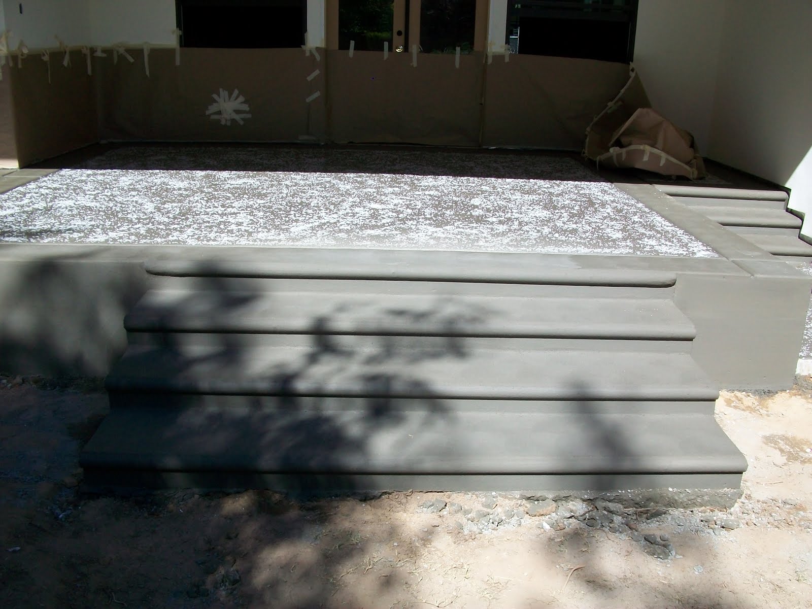 D&R Construction Rock Salt Finish Concrete