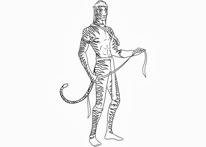Jake Sully coloring pages | Free Coloring Pages and Coloring Books for Kids