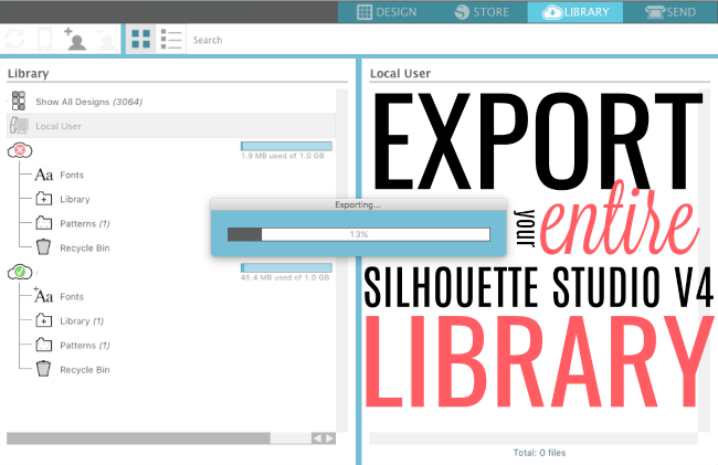 export files from silhouette studio business edition