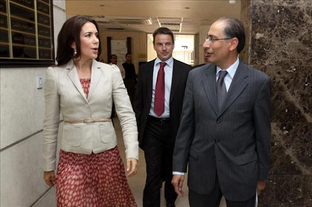 Crown Princess Mary of Denmark continues visit to Jordan