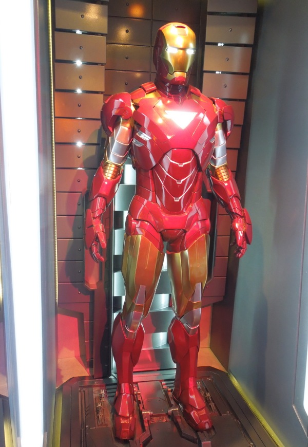 Hollywood Movie Costumes and Props: Iron Man Mark VI suit on display ...