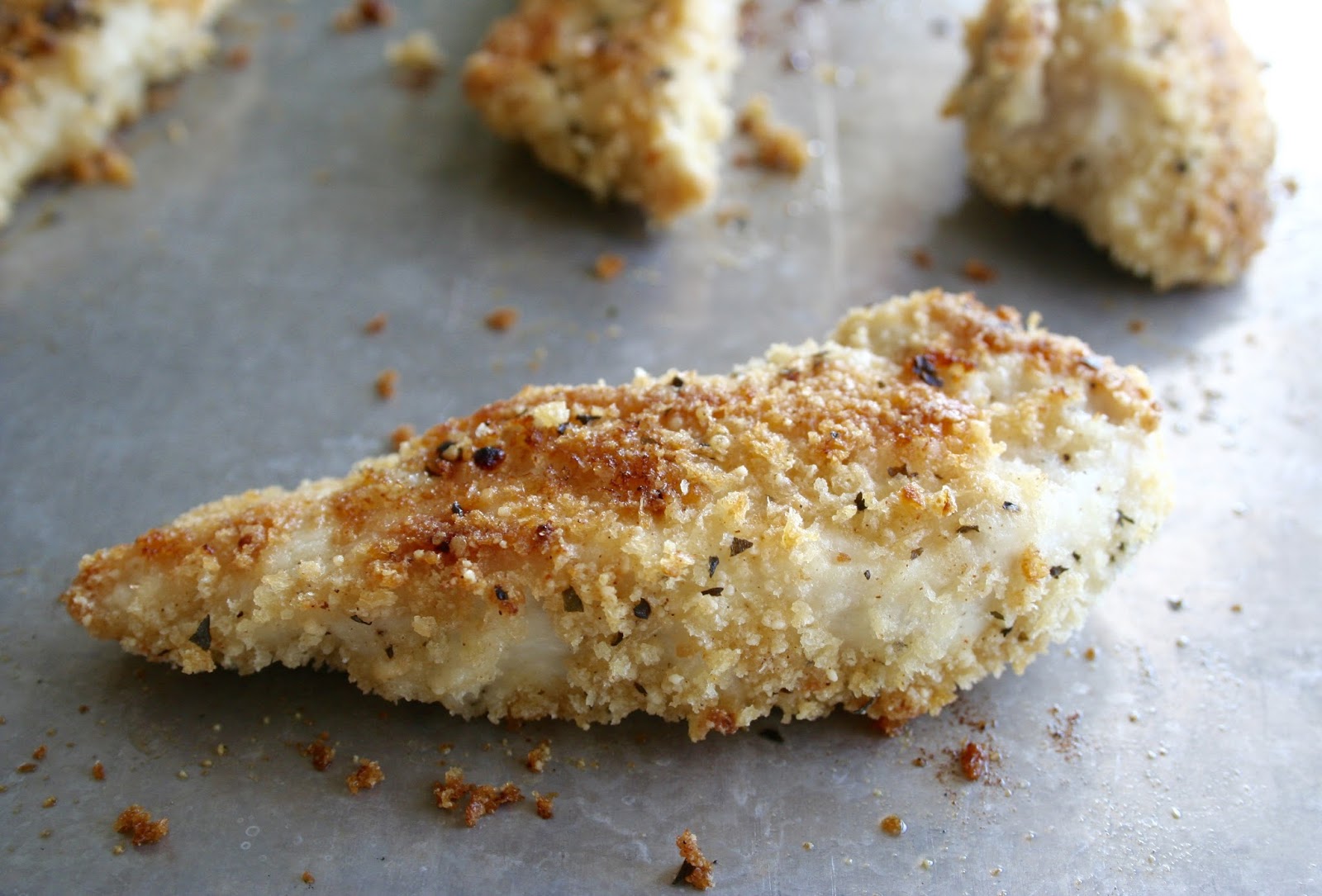 Garlic Parmesan Chicken Strips