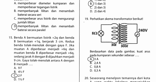Ucun Ipa Smp 2019 Dan Kunci Jawaban Soal Ilmu