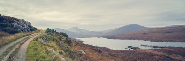 The Inshagh walk and Inshagh Lake in Glenveagh National Park, Co. Donegal