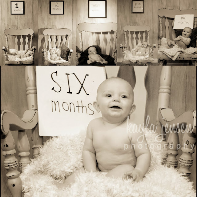 Kayla Jensen Photography: Mr. Lincoln is Six Months!