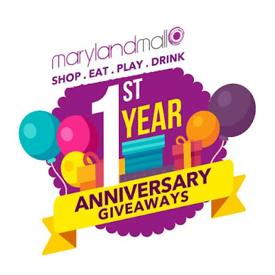 Maryland Mall 1st year anniversary giveaways
