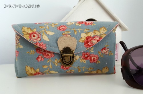 Bolsa em tecido para óculos Bolsa em tecido para óculos