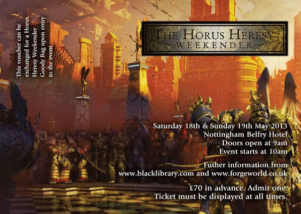 Warhammer And 40k Books Horus Heresy Weekender What We Know So Far