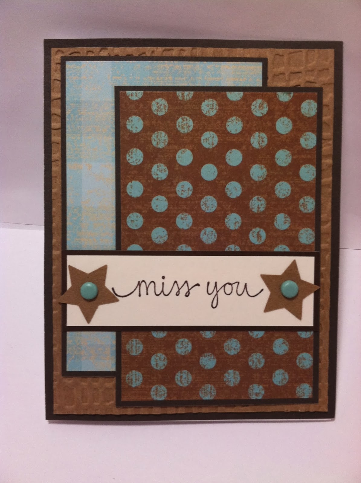 Kathryn's Cards Brown Cards!