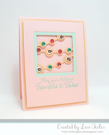 Sparkle and Shine card-designed by Lori Tecler/Inking Aloud-stamps and dies from Lil' Inker Designs