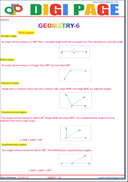 Digi Page - Maths - 26.02.2016