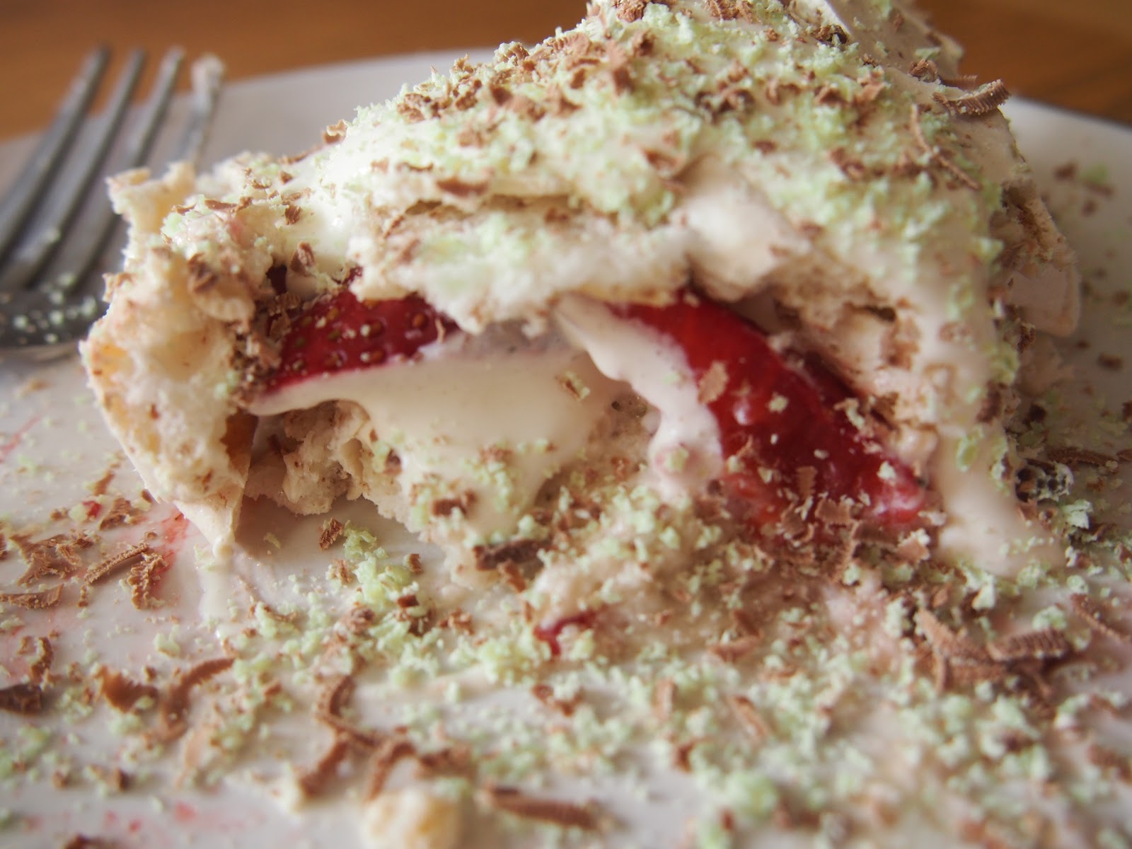 Rosiewriteshere Valentine’s Day chocolatemint roulade