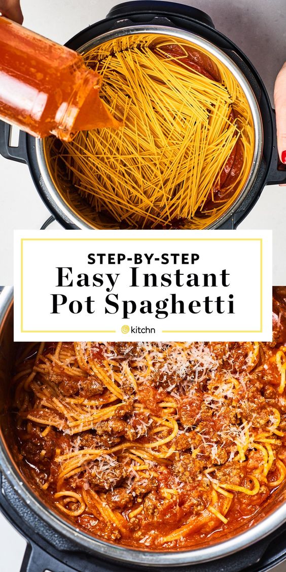 Instant Pot Spaghetti Simply Delicious Food