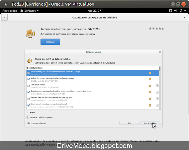 DriveMeca instalando Linux Fedora Workstation 23 paso a paso DriveMeca instalando Linux Fedora Workstation 23 paso a paso