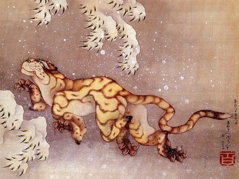 hokusai-tigre-nella-neve