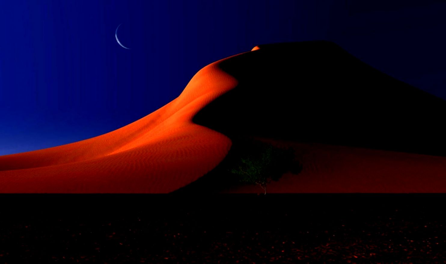 Sahara Desert At Night Wallpaper | Amazing Wallpapers