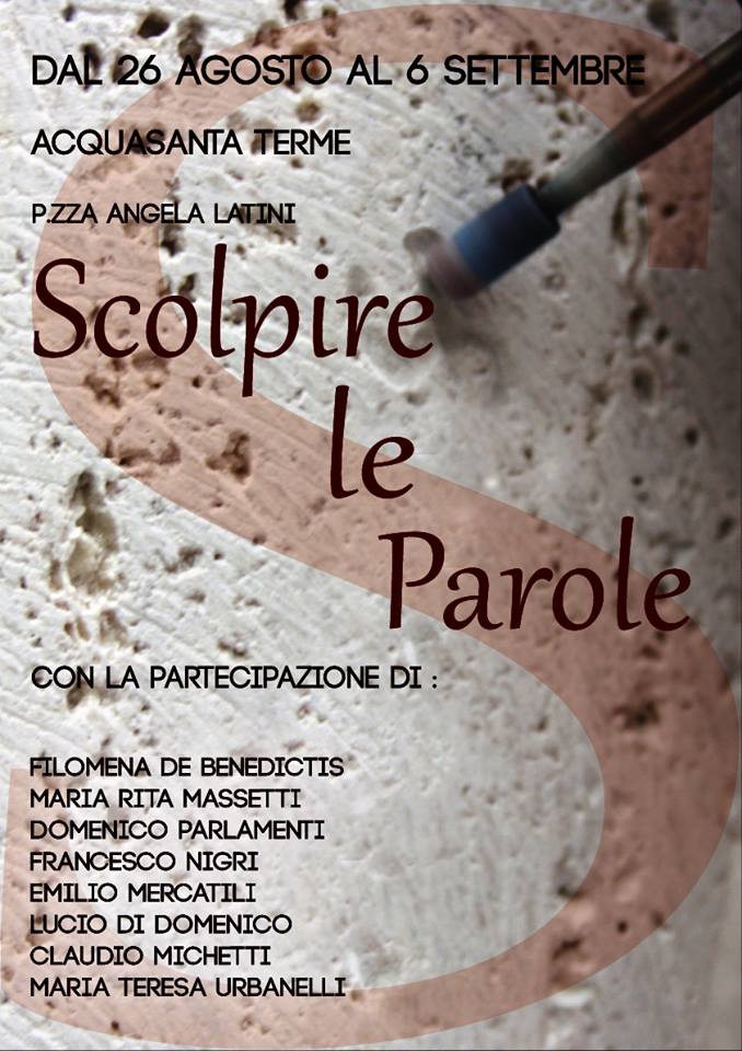 Le poesie di Emilio (poeta di strada) Scolpire con...le parole. Le poesie di Emilio (poeta di strada) Scolpire con...le parole.