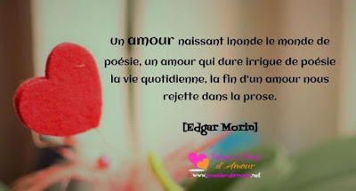 Citation sur la poésie et l'amour