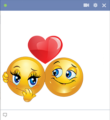 Smileys in Love Facebook Sticker