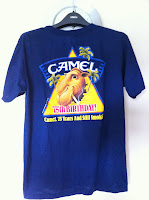 vintage camel n smokin t-shirt - made in usa ..BRAND NEW!!