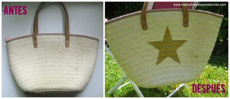 capazo playero customizado / customized beach bag
